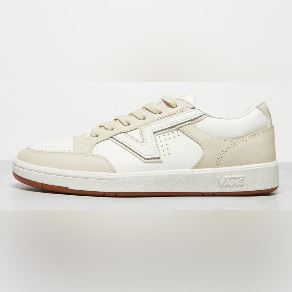 Vans Lowland sneakers with gum sole in tonal beige